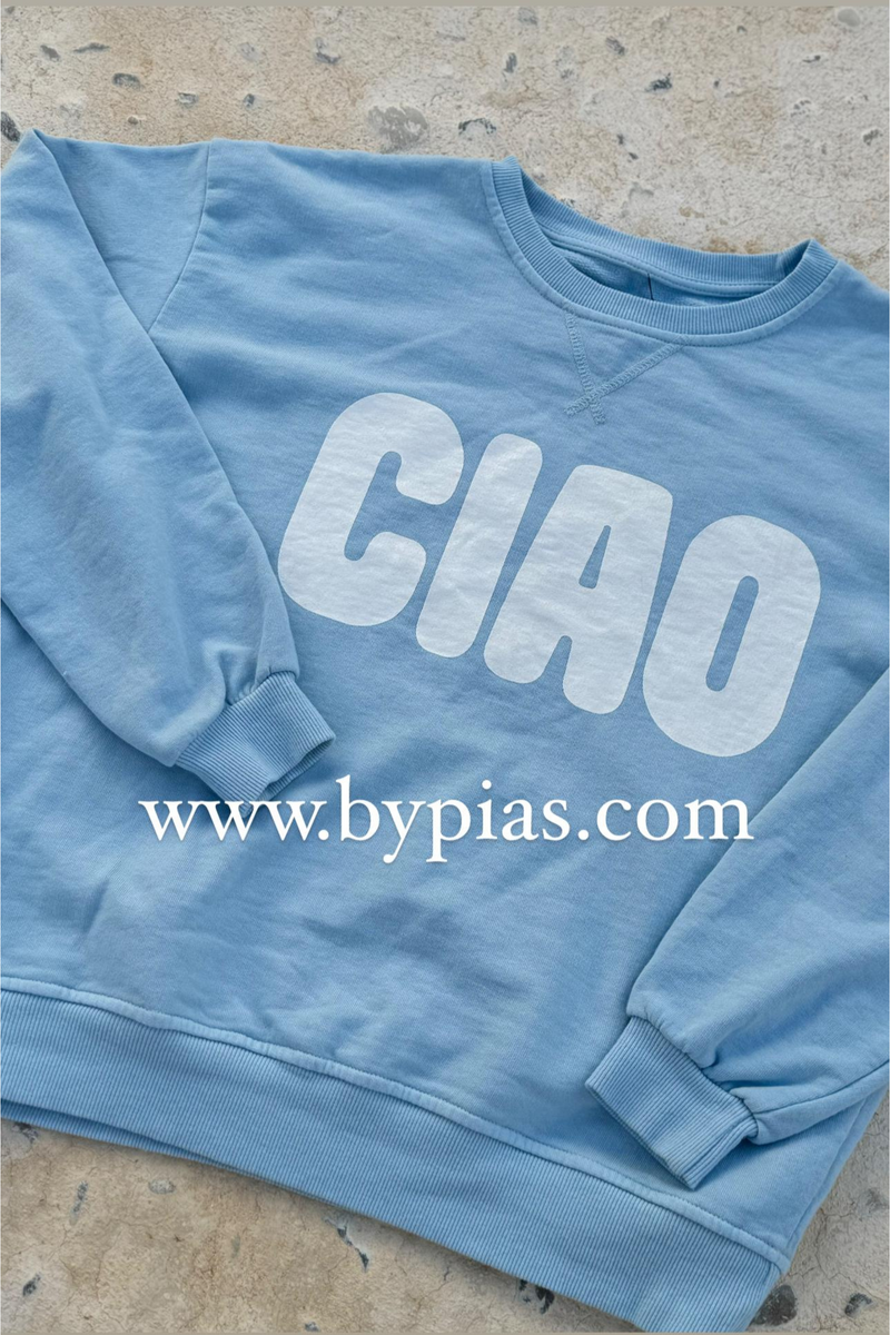 Ciao cotton shirt, blue