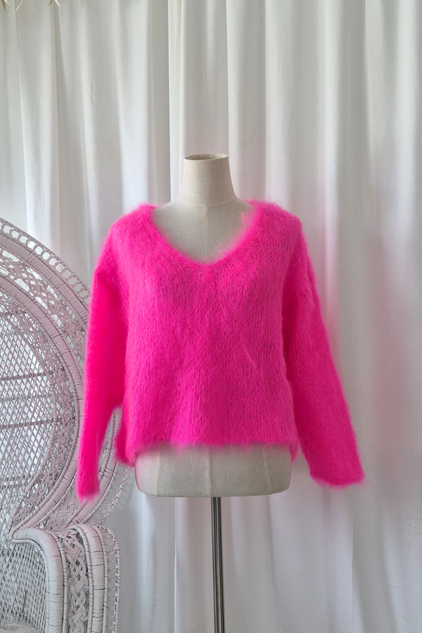 Cuteness jumper, hot pink