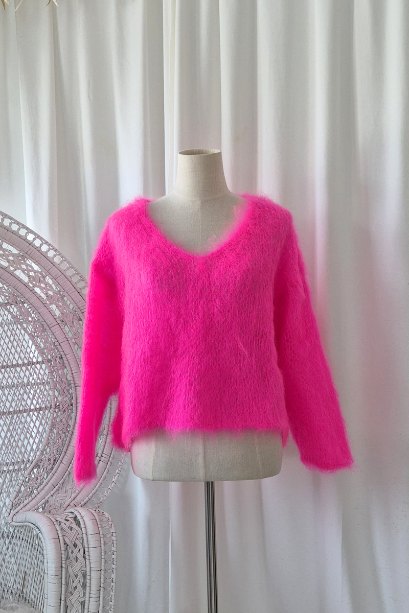 Cuteness jumper, hot pink