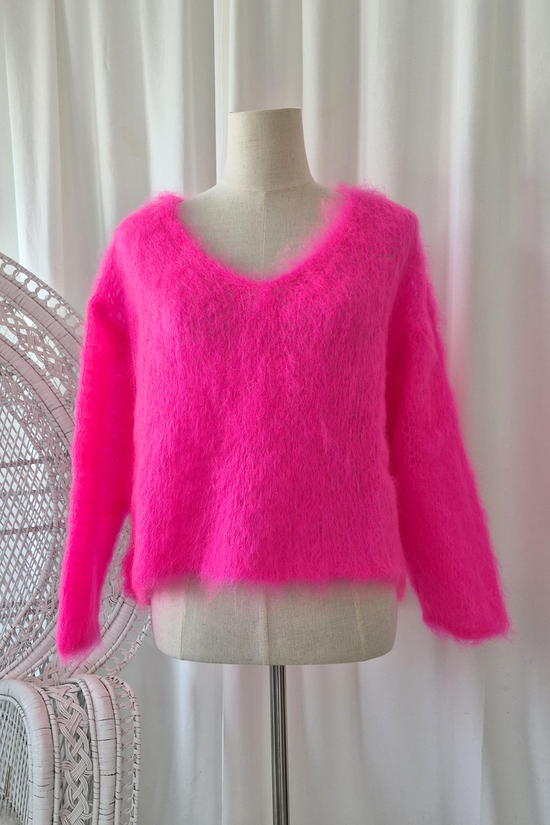 Cuteness jumper, hot pink