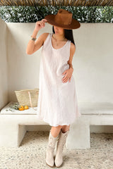 Dawn linen dress, sand