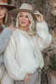 Dreamy mohairneule, off white