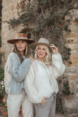 Dreamy mohairneule, off white