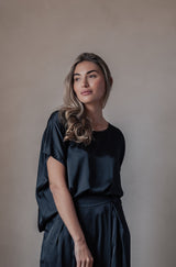 Satin luxe Ellery paita, musta