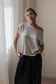 Satin luxe Ellery paita, vanilla