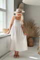 Lauren linen dress, sand