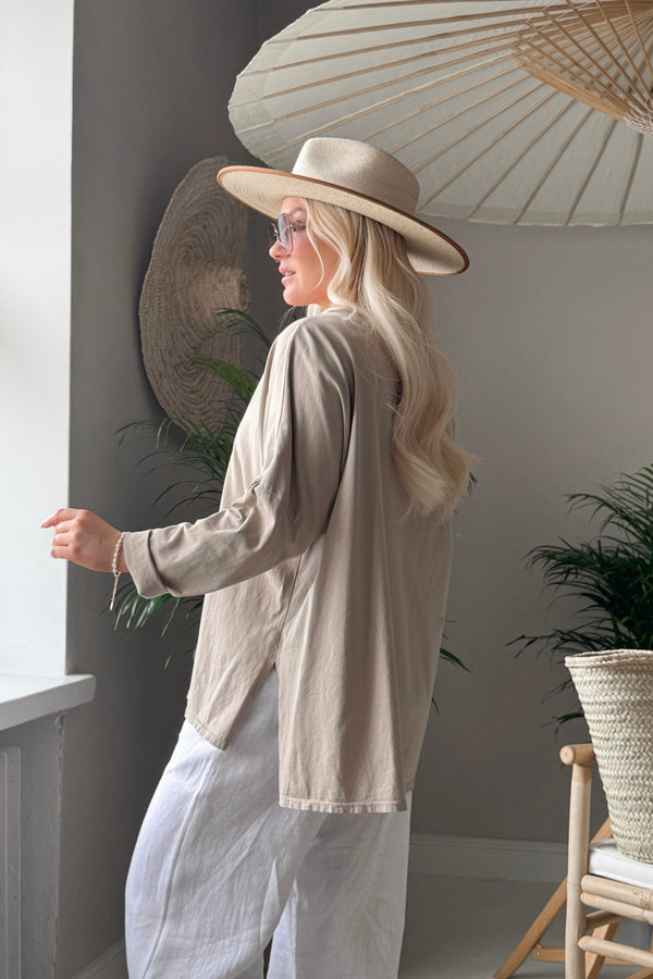 Make yourself proud long sleeve t-shirt, cashmere