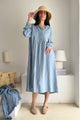 Norma pellavamekko, denim blue
