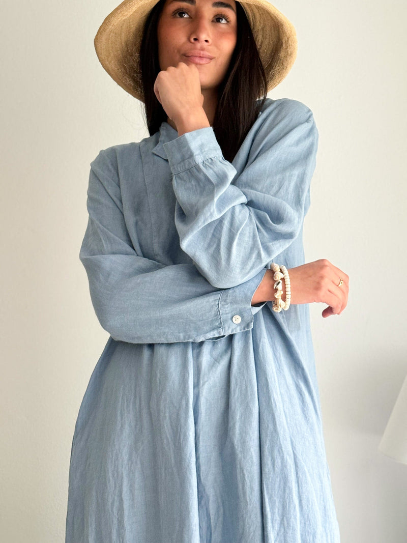 Norma pellavamekko, denim blue