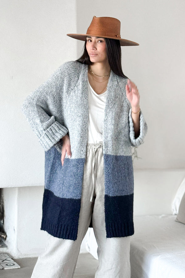 Marcelina cardigan, blue