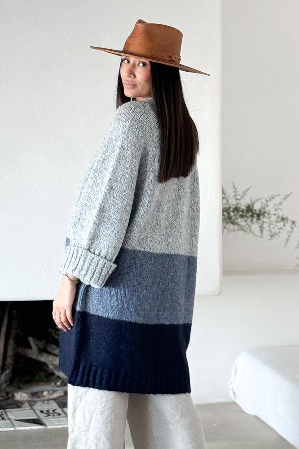 Marcelina cardigan, blue