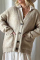 Softy neuletakki, beige