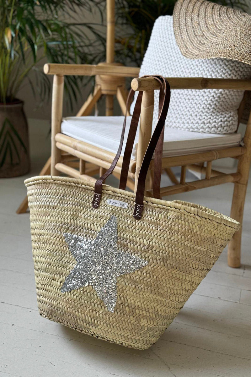 Star korikassi, natural/silver