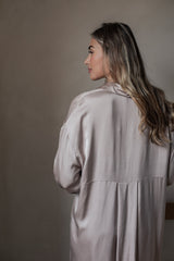 Satin luxe Velonna paita, silverpink