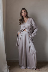 Satin luxe Velonna paita, silverpink