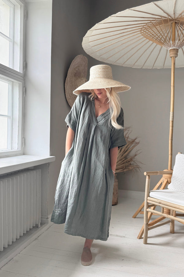 Yoko kaftan dress, camo
