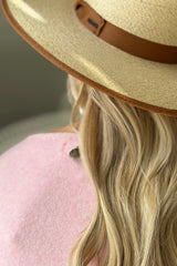 Zelie viscose poncho, light pink