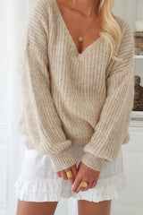 Dreams mohair knit, beige
