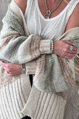 Marian cardigan, beige/olive