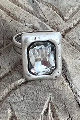 Tulum ring, silver